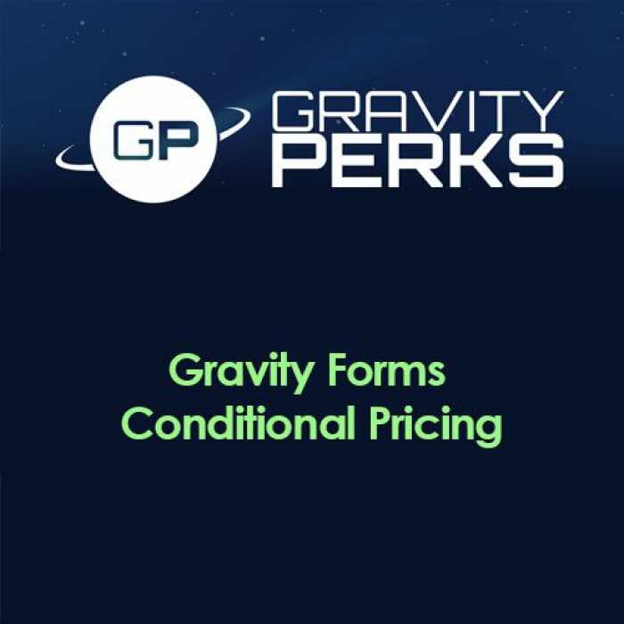 gravity perks gravity forms conditional pricing 62308741ca2ae