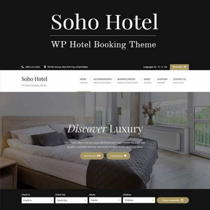 soho hotel booking hotel wordpress theme 62309f401b9c3