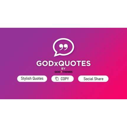 GODxQUOTES by GODxTHEMES 1.0.0
