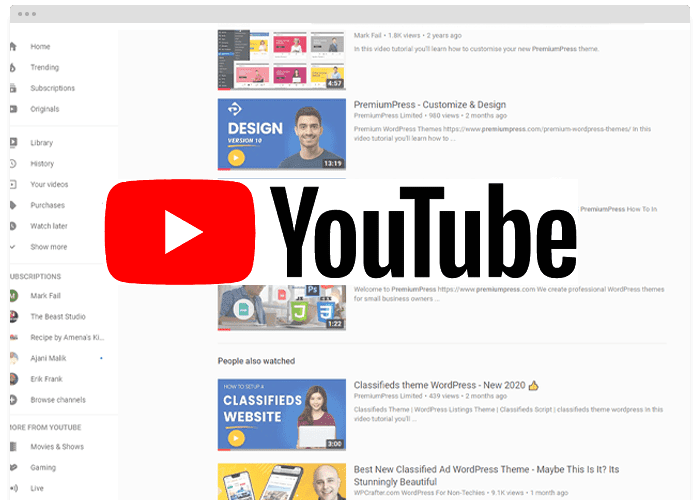 PremiumPress YouTube Video Import WordPress Plugin 1.3
